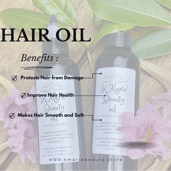 Moisturizing Hair Growth Oil - Rosemary Oil 4oz - Picture 2 of 4